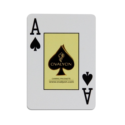 Picture of 11172 - Single deck / Ovalyon / Poker size / Jumbo index / GOLD