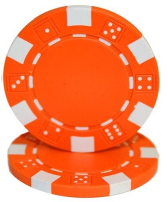 Picture of 12804-"Dice" roll of 50 pcs  (11,5gr) - Orange