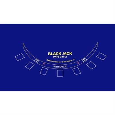 Picture of 22311 Blackjack felt  96" X 50"
