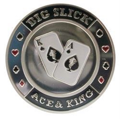Picture of Protecteur de cartes ''Big slick''-Argent- 33gr