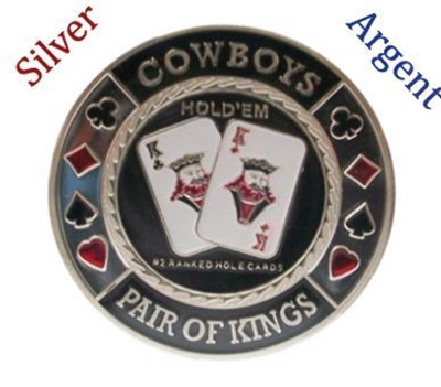 Picture of Protecteur de cartes Cowboys -Argent - 33gr