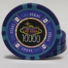 Las Vegas $10000 poker chip blue