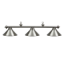 Picture of 61004- Billiard lamp full metal shade ''Stainless''