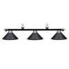 Picture of 61006- Billiard lamp full metal shade '' Matte Black & SS"