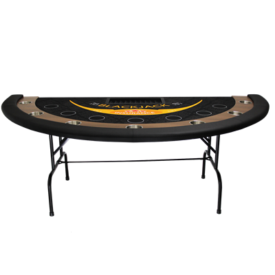 Picture of 22224 Blackjack table ProCAZ serie with folding legs