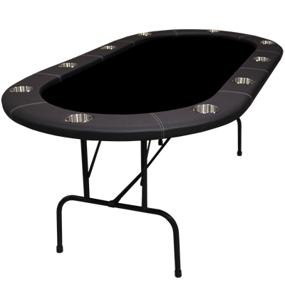 Picture of 16604 Poker table Legacy series 84''  - 10 players  Black
