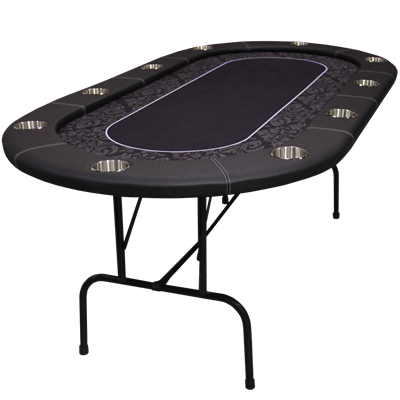 Picture of Table de poker LEGACY- 96" -NOIR