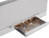 Black 8oz popcorn machine - crumb tray