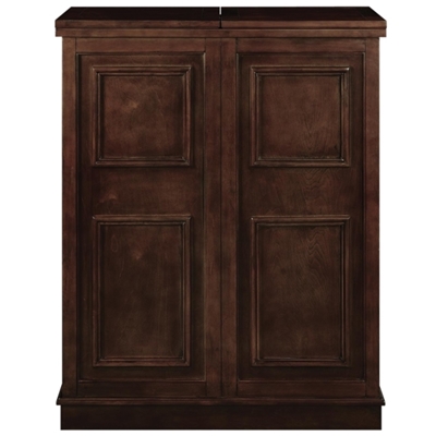Picture of BRCB3 CAP | PORTABLE FOLDING BAR CABINET-CAPPUCCINO