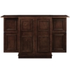 Picture of BRCB3 CAP | PORTABLE FOLDING BAR CABINET-CAPPUCCINO