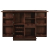 Picture of BRCB3 CAP | PORTABLE FOLDING BAR CABINET-CAPPUCCINO