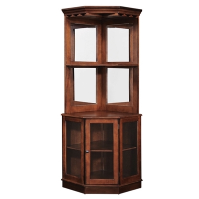 Picture of BRCB4 CN | CORNER BAR CABINET - CHESTNUT