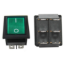 Image de 71853 - On/Off GREEN switch 120V / 6 Pins