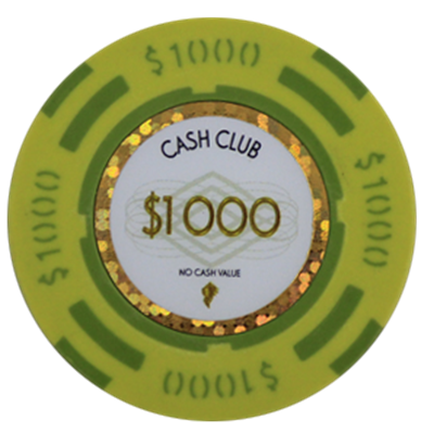Picture of 12787 Poker chips set of  500 pcs | Cash Club 14gr  | Tournament prepack