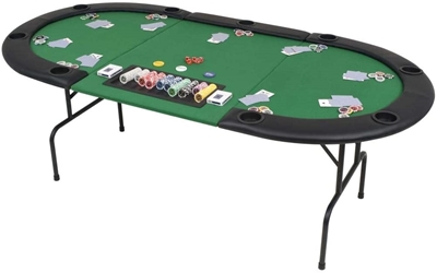 Picture of 15110 Oval poker table 3 sections 42''x84''