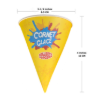 Picture of 73200 6 oz Waxed Snow Cone Cups – Bullseye Popcorn (Pack of 100)