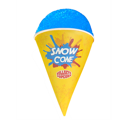 Picture of 6 oz Waxed Snow Cone Cups – Bullseye Popcorn (Pack of 100)