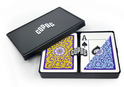 Picture of 11243 Copag Neoteric     POKER     JUMBO           BLUE/YELLOW