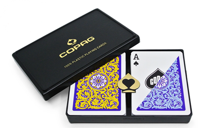 Picture of 11242 Copag Neoteric     POKER     REGULIER     BLUE /YELLOW