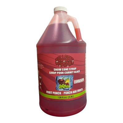 Picture of 73222 -  Bulleyes popcorn - Snow cone syrup Fruit Punch 3.8L