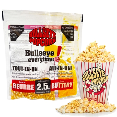 Image de Boîte de 24 sacs prémélangés de popcorn -  2.5oz