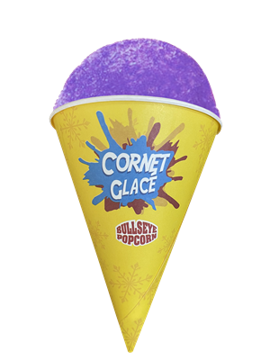 Picture of 73223 - Bullseye popcorn - Snow cone syrup Grape 3.8L