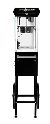 Picture of PREORDER 71320 - Popcorn machine 8oz SNACK STATION  with cart - BLACK - copy