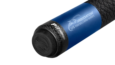 Picture of CP PRE P3 REVO USBS BLU LL Predator P3 REVO Blue Pool Cue with Leather Luxe Warp