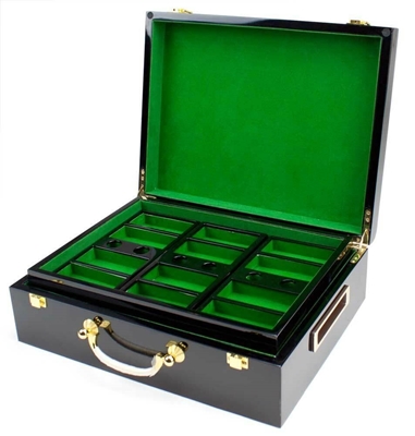 Picture of Deluxe Wooden poker chips case