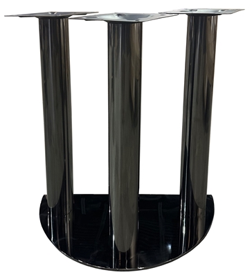 Picture of 10320 Black Stainless Steel Poker Table Base – 29'' Height