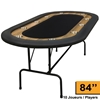 Picture of Supreme poker table 84'' with folding legs BLACK