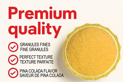 Picture of 72061 Cotton Candy Sugar – Yellow Pina Colada – 50 lbs